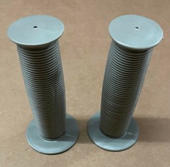 NEW! Grey Mushroom Bicycle Handlebar GRIPS Lowrider Cruiser Kids Bike Pair.