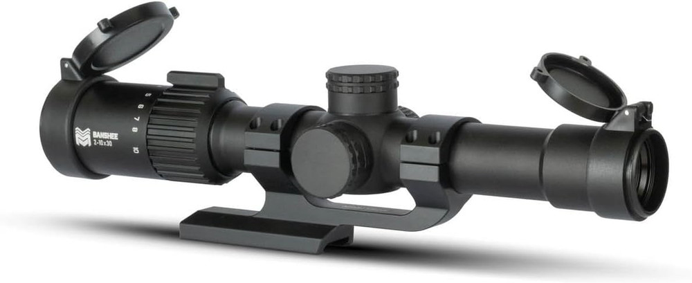 Banshee 2-10X30 MPVO Rifle Scope with Offset Scope Mount