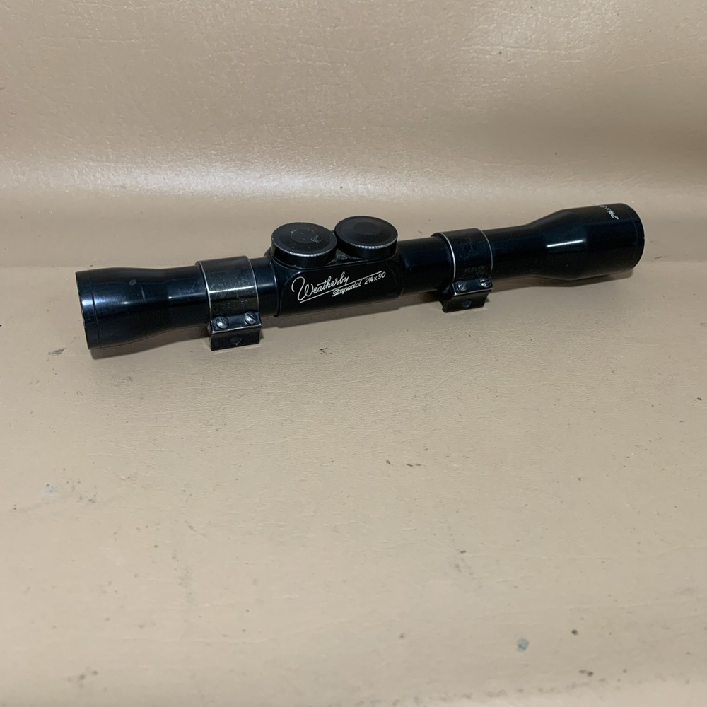 Weatherby Imperial 2-3/4 x 90 Rifle Scope Made in Germany with Weaver Rings