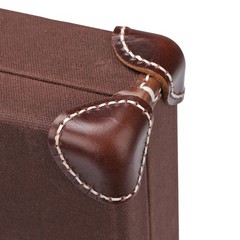 TOURBON Vintage Canvas Shotgun Hard Box Weapon Protect Storage Carry Case Gift