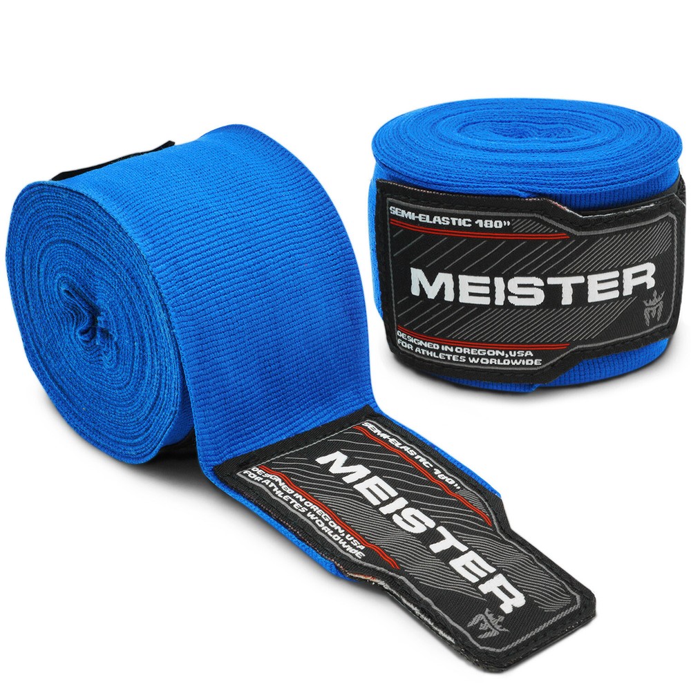 MEISTER 180&Prime; SEMI-ELASTIC HAND WRAPS – PAIRS MMA Boxing Mexican Lot ALL COLORS