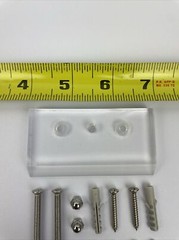 Clear Skateboard Wall Mount SK8 Hanger for Skateboarding Deck Display