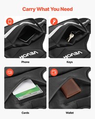 VEVOR 11-20lb Adjustable Weighted Vest for Men Women Strength Training Running