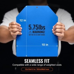 Uimoso Weight Vest Plates for Training, Running, and Workouts – Set of 2×5.75 LB