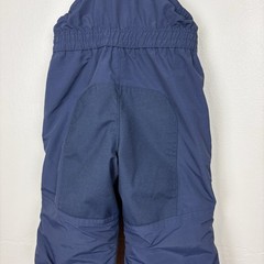 Lands End Kids Squall Snow Bib Size 4 Unisex Navy Blue Waterproof Insulated Iron