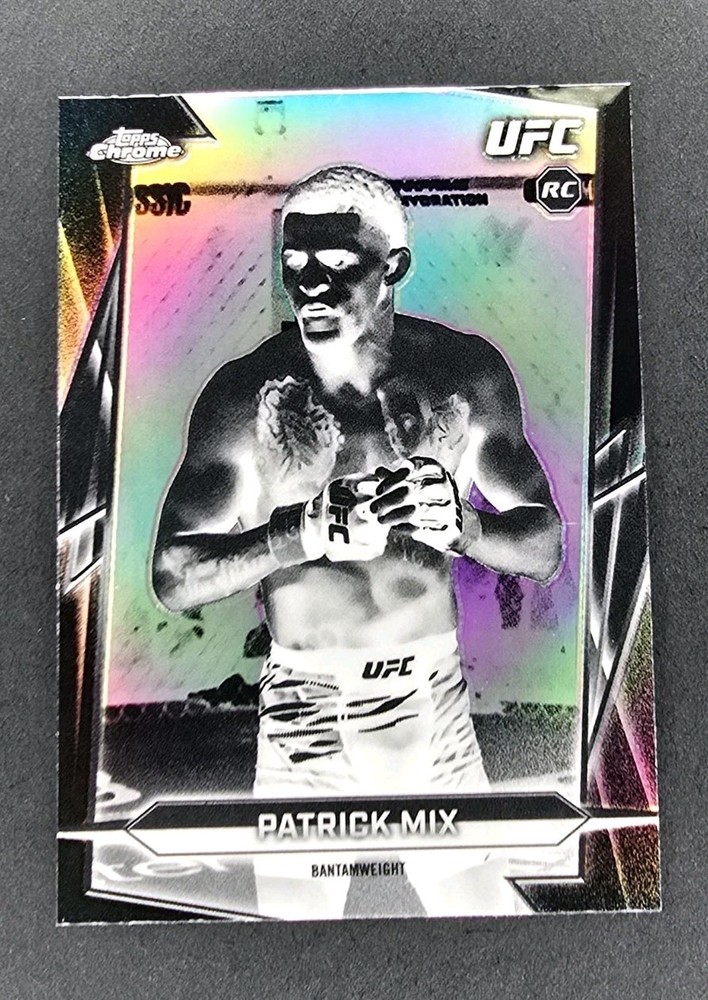 2026 Topps Chrome UFC #9 PATRICK MIX Negative Refractor