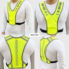 MaximalPower Reflective Vest for Walking at Night – Adjustable Reflective Safety