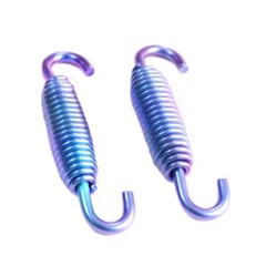 Motorcycle Exhaust Connect Springs Link Pipe Titanium Alloy Springs Hook