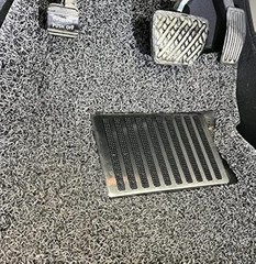 Stainless Steel Plate Carpet Mat Universal Driver Auto Interior Floor Mat Patch