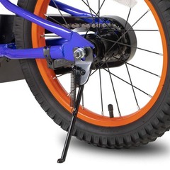 JOYSTAR 20&Prime; Kids Mountain Bike with 20 Inch Training Wheels, Blue