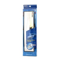 Car Mate Razo RG21 10.6&Prime; Black Frame Wide Angle Convex Rear View Mirror – Pack o
