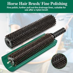 Ski Snowboard Roto Brush Kit with Quick-Change Axle 2 Professional Brushes: H…