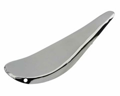 17&Prime; LONG VINTAGE LOWRIDER STEEL SEAT PAN IN CHROME USED FOR 20&Prime; BICYCLES.