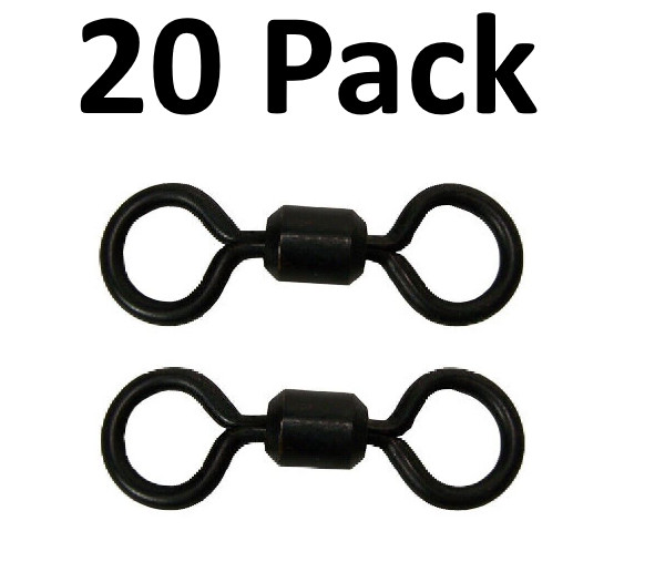 #8 Barrel Swivels Approx. 900 lb. Test Trapping Supplies 20 Pack