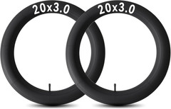 2 PCS 20X3.0 Bike Tube 20X3 Bike Inner Tube with Schrader Valve for 20 Inch