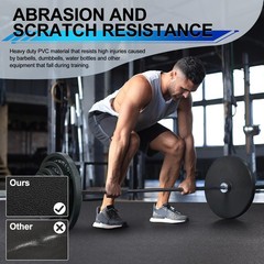 BesWin Large Exercise Mat 8&prime; x 4&prime;(6mm), Extra Thick Workout Mats for Home Gym…