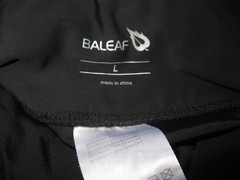 Baleaf nylon/elastane blend black padded cycling tights women&rsquo;s size large