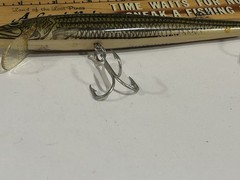 VINTAGE 7&Prime; FLOATING REBEL MINNOW THIS ONE IS SILIENT 1.6 OUNCE FISHING LURE