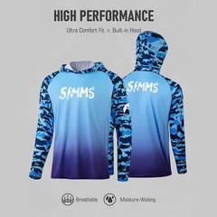 UPF 50+ Men&rsquo;s Fishing Hoodie Shirt UV Sun Protection Quick Dry Tactical Camo Top