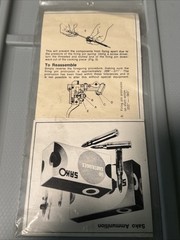 1973 Vintage Original Finland Sako M72 Medium Action Bolt Rifle Owners Manual
