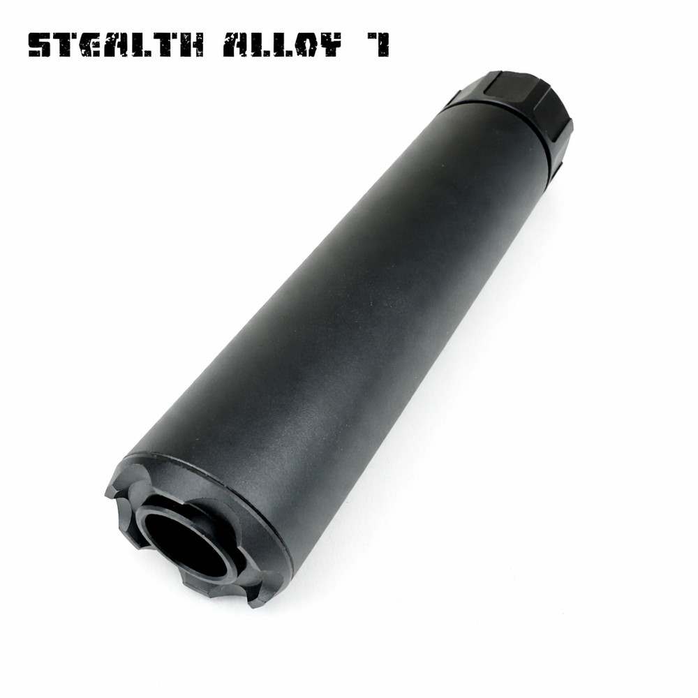 VeilStrike 7&Prime; Black 1/2&Prime;x28 Muzzle Brake Extension Tube for AEG GBB