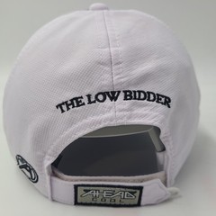 Ahead Hat Adjustable Off White Purple The Low Bidder Golf UPF 50 Outdoors Men