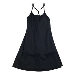 Halara Black Active Dress Built-in Shorts Adjustable Straps Size M NWT