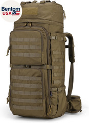 75L Molle Hiking Internal Frame Backpacks with Rain Cover for Camping,Backpackin