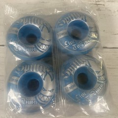 Spitfire Live To Burn 52mm 99a Skateboard Wheels Blue Silver Set of 4 New