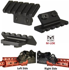 5 Slots M-LOK 45 Degree Offset Mount US Seller