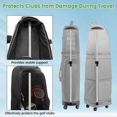 Greeily Golf Travel Bag Support Pole, 33&Prime;-60&Prime; Travel Golf Bag Support Rod Tel…