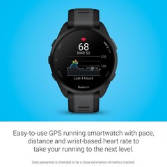 Garmin Forerunner 165 010-02863-20 Running Smartwatch AMOLED Display Black