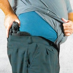Clip & Carry STRAPT-TAC Belly Band Holster ~ Works w/ any IWB Kydex Gun Holster