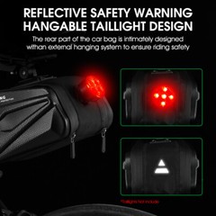 WEST BIKING Bicycle Saddle Bag Waterproof Road Bike MTB Cycling Seat Tail Bag