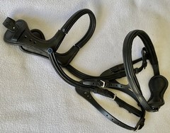 STUBBEN Lightly Used FULL Horse BLACK Padded Leather Freedom Ergonomic BRIDLE