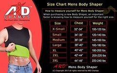 ARD Men&rsquo;s Sauna Vest Sweat Heat Trapping Waist Trainer Gym Compression Vest
