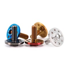 M6 Stainless Steel Flange Bolt For Motorcycle Fender Bumper Washer Refit Screw