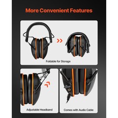 Safety Earmuffs Bluetooth Hearing Protection Ear Muffs Noise Reduction NRR23dB