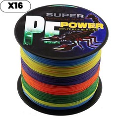 16 Strands 100M-2000M 20lbs-500lbs Multicolor Hollow Dynema Braided Fishing Line