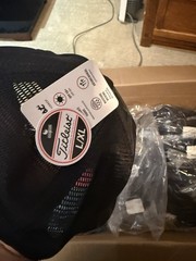 Titleist Golf Monterey Hat Mens L/XL Flex Band Black Camo Mesh Back Cap NEW