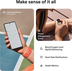 Fitbit Charge 6 Fitness Tracker with Google apps and GPS Porcelain/Silver