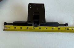 Pair Caliber-II 184mm 50° Blackout Trucks 10” Black Longboard Full Circle