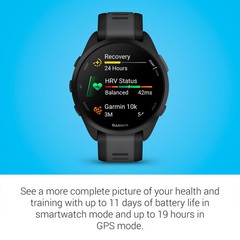 Garmin Forerunner 165 010-02863-20 Running Smartwatch AMOLED Display Black