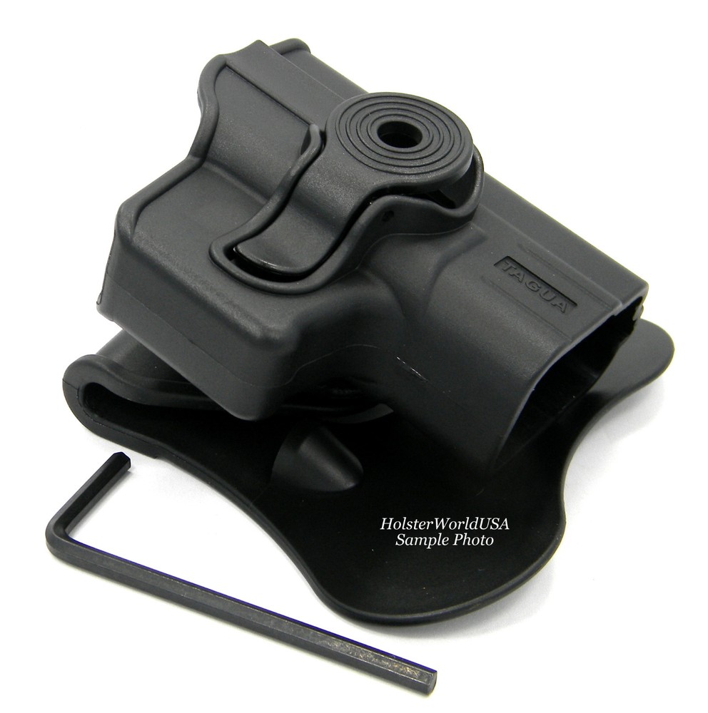TAGUA Push Button Full Rotating Kydex OWB Paddle Holster for RUGER LCP 380