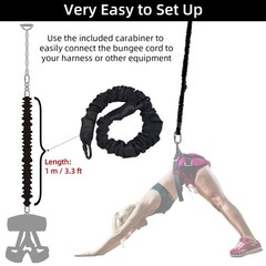 Prior Fitness Premium Bungee Cord Heavy Duty Bungee Fitness Cord242-264Pounds