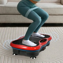 EVOLAND Vibration Plate 330LB Full Body Lymphatic Drainage Weight Loss Men Women