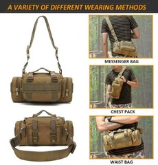 Military Tactical Fishing Camping Pouch Outdoor Waist Bag Climbing Shoulder Bags