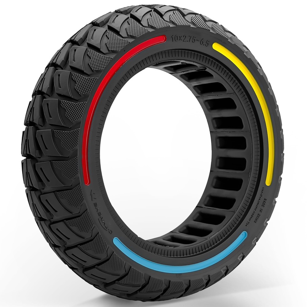 10×2.75-6.5 Off-road Solid Tire, Fit for Emove Cruiser/Evercross H5 iscooter …