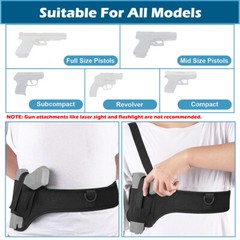 Tactical Underarm Shoulder Gun Holster for Pistol Handgun Concealed Carry Pouch