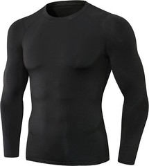 Men&rsquo;s Long Sleeve Compression Shirts UPF 50+ UV Sun Protection Athletic Shirts